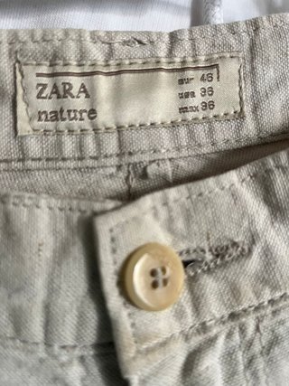 Zara Nature Pantalones Vaqueros Hombre Crudo T 46