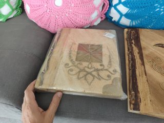 Álbumes de fotos decorados