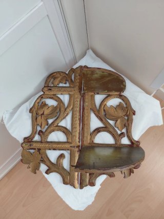 Estantería Rinconera Antigua Madera Plegable