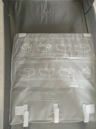Cuna de viaje portátil plegable