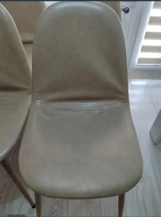 Set 4 Sillas Comedor Beige