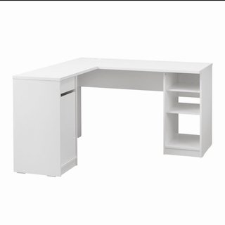 Escritorio Ikea Kjellarne Esquinero Blanco