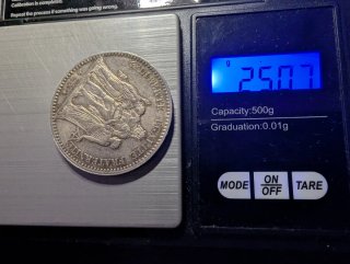 Francia 5 Francos 1876a plata
