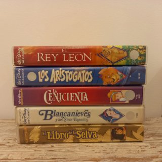 Lote 14 Películas Disney VHS (Español)