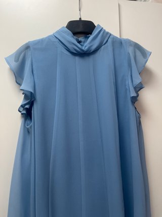 Vestido BCBG azul cielo talla S
