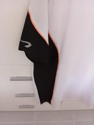 Camiseta Running Kalenji Blanca y Negra