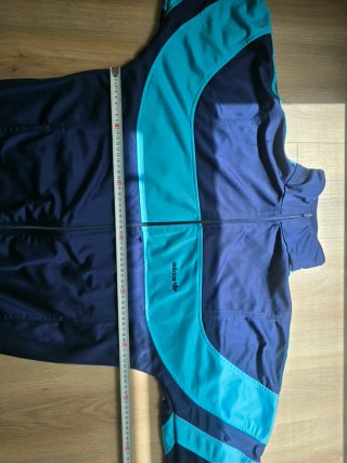 Chaqueta Adidas Track Azul y Turquesa