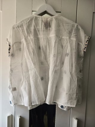 Blusón Boho Bordado Talla S