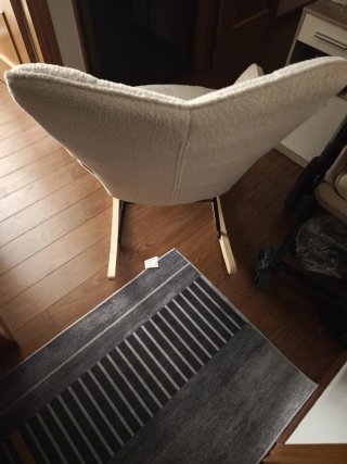 Sillón de lactancia blanco