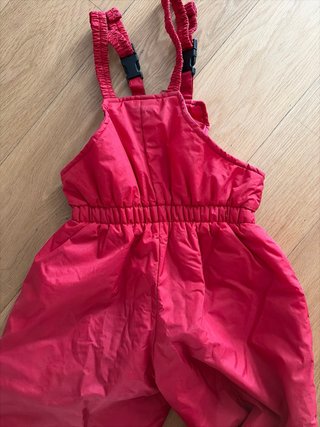 Pantaloncini da sci per bambina rossi
