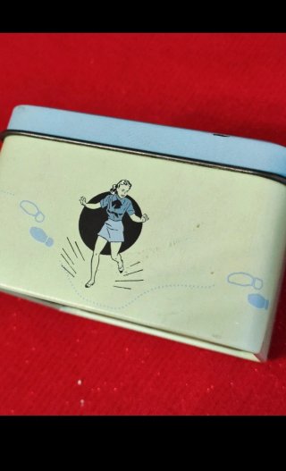 Scatole di latta vintage Fossil