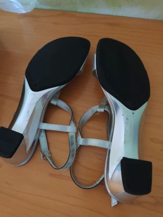 Sandalias Vogue Plata Mujer