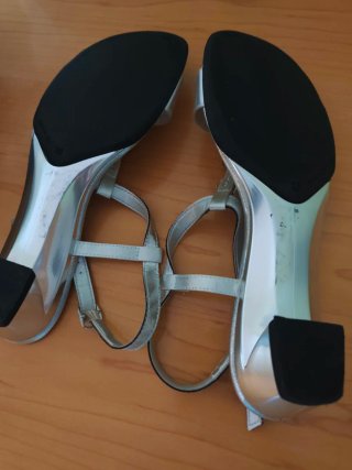 Sandalias Vogue Plata Mujer