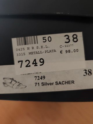Sandalias Vogue Plata Mujer