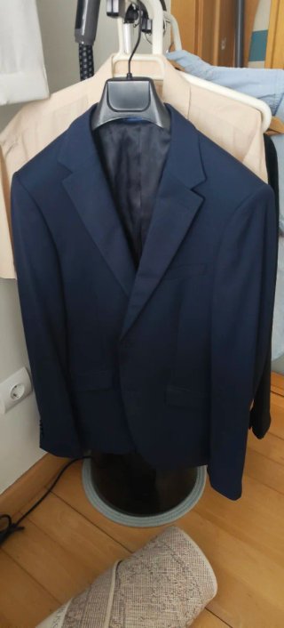 Traje de vestir azul chico