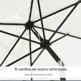 Sombrilla Recta Aluminio 200x300cm