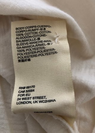 Anthropologie Top bordado crema encaje boho. Nuevo