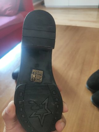 Botines tipo cuero y ante mujer talla 37