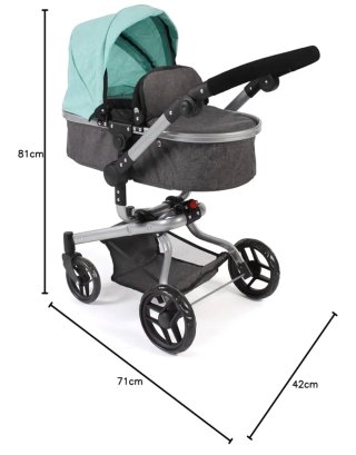 Carrito de bebé de juguete 2 posiciones