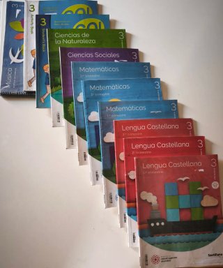 Lote libros 3° E.P. CEIP Jorge Manrique
