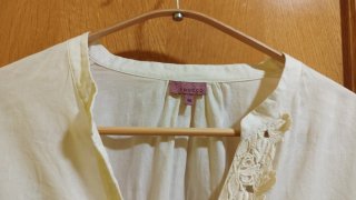 Camisa Trucco Algodón Bordado Talla M