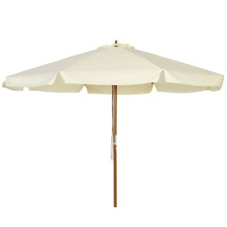 Parasol Madera Ø325x250 cm con Polea