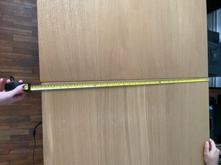 Mesa de comedor extensible de madera