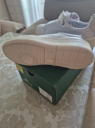 Zapatillas Lacoste Mujer Blancas Nuevas originales