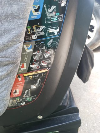 Bébé Confort AxissFix gris – ISOFIX, grupo 1
