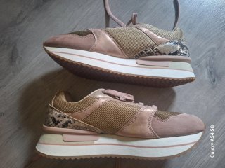 Deportivas Pepe Jeans Talla 40 Oro y Rosa