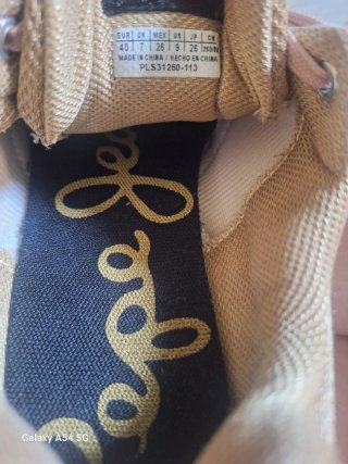 Deportivas Pepe Jeans Talla 40 Oro y Rosa