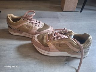 Deportivas Pepe Jeans Talla 40 Oro y Rosa