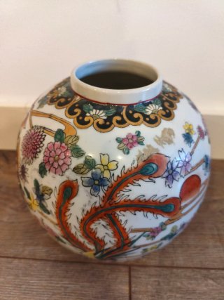 Jarrón Chino Porcelana