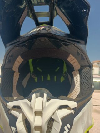 Casco Airoh Enduro/Motocross Blanco/Amarillo