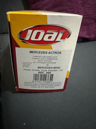 Camión Joal Die-Cast Metal Rojo