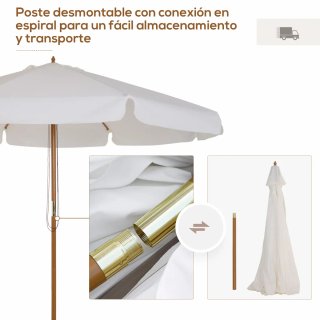 Sombrilla Exterior Ø325 cm