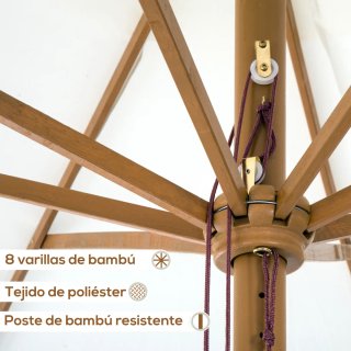 Sombrilla Exterior Ø325 cm
