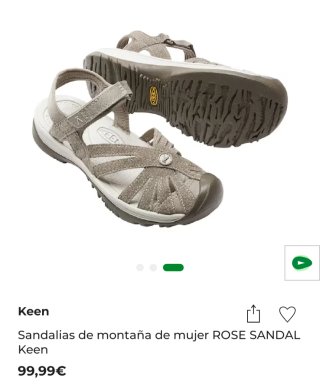 Sandalias Keen Beige 38