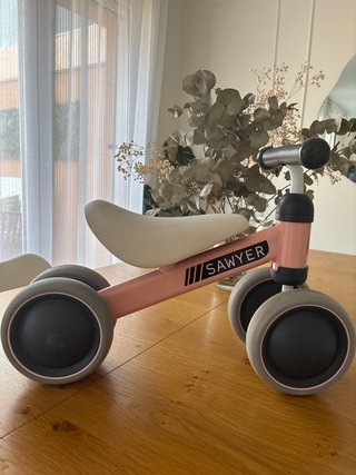 Bici de aprendizaje Sawyer rosa
