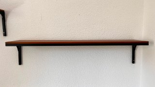 Balda/Estante industrial madera y metal