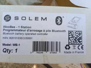 Programador riego Bluetooth SOLEM WooBee