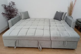 Sofá Cama Krys. Chaiselong. Arcón. Cómodo. Oferta!