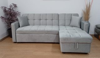 Sofá Cama Krys. Chaiselong. Arcón. Cómodo. Oferta!