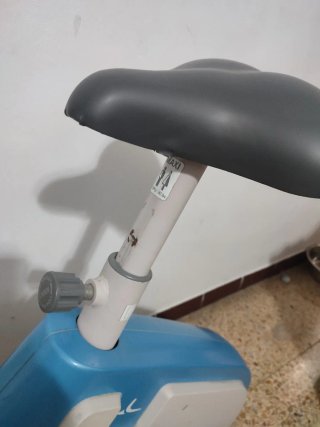 Bicicleta Estática Domyos Azul y Gris