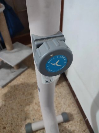Bicicleta Estática Domyos Azul y Gris