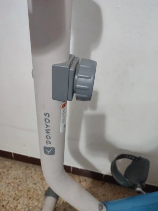 Bicicleta Estática Domyos Azul y Gris
