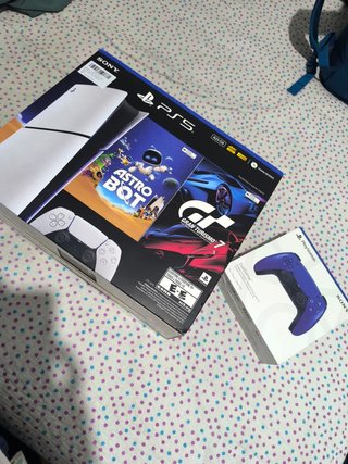 Consola PlayStation 5 Slim Digital + DualSense Azu