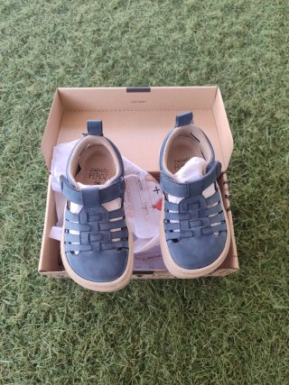 Sandalias Feroz MICRONOBUCK AZUL Talla 26