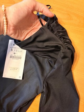 Body monospalla nero Zara S