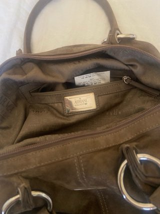 Bolso vintage Armani Collezioni piel cabra 100%